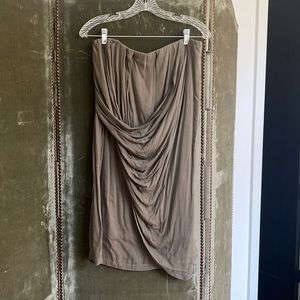 Taupe skirt
